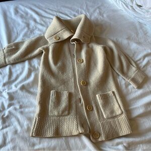 BCBGMaxAzria lambswool thick cardigan with big buttons S but runs very small